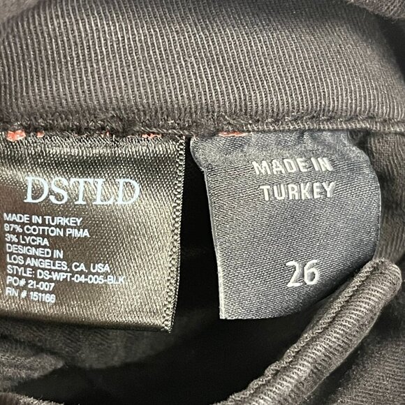 Sundry DSTLD Straight Leg Cargo Pant in Black - Size 26 - NWT - Picture 5 of 7